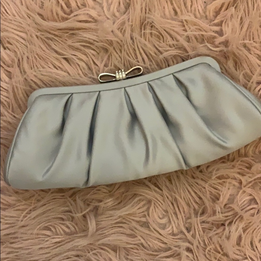 Sondra Roberts grey clutch